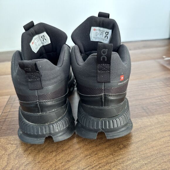 On Cloud HI Waterproof Womens Shoes 9 Black Lace Up Athletic Work 28.99672 - Picture 3 of 9